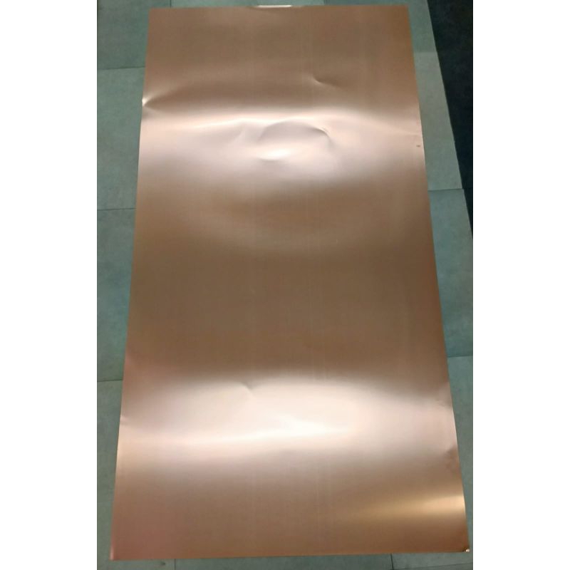 Plat tembaga murni 0,5mm x 25cm x 40cm tembaga plat potongan tembaga custom 0,5mm