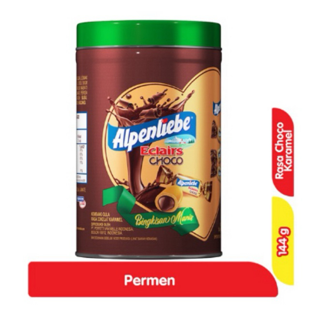 

Permen Alpenliebe Chocolate Eclairs 144gr Kemasan Kaleng