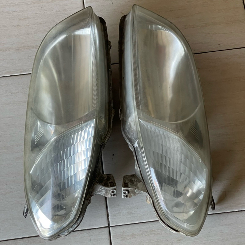 headlamp lampu depan vios gen 1 original copotan