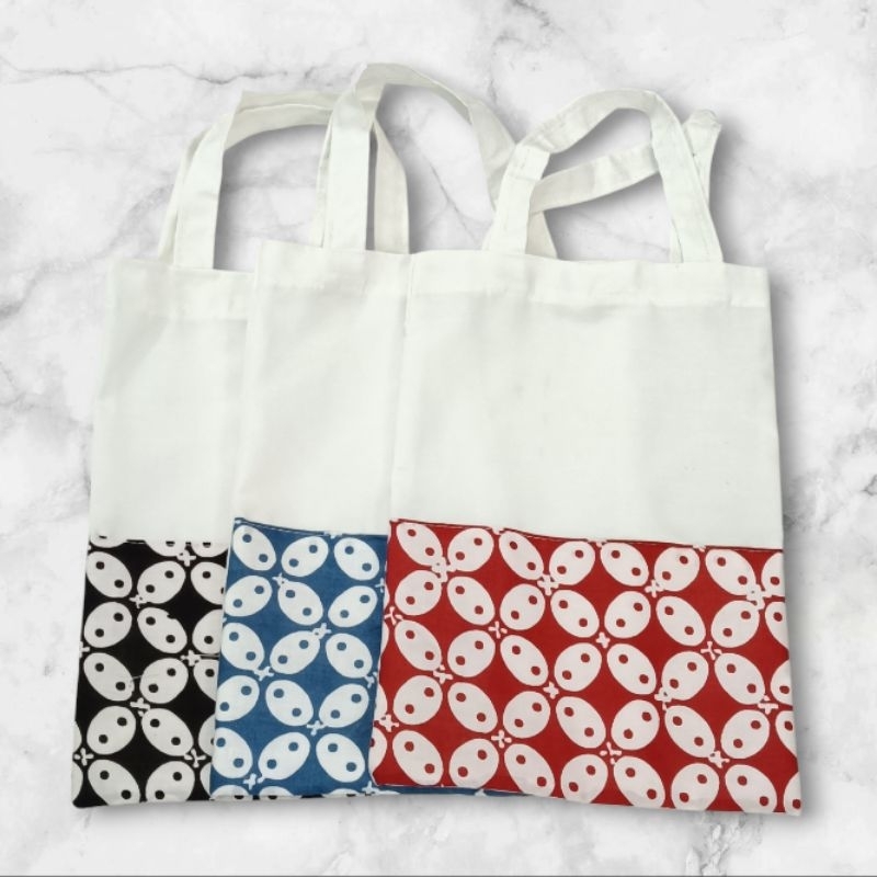 Tas batik/ batik prkalongan/ Tas Jinjing Batik Katun 20x30cm / souvenir batik pekalongan/ souvenir b