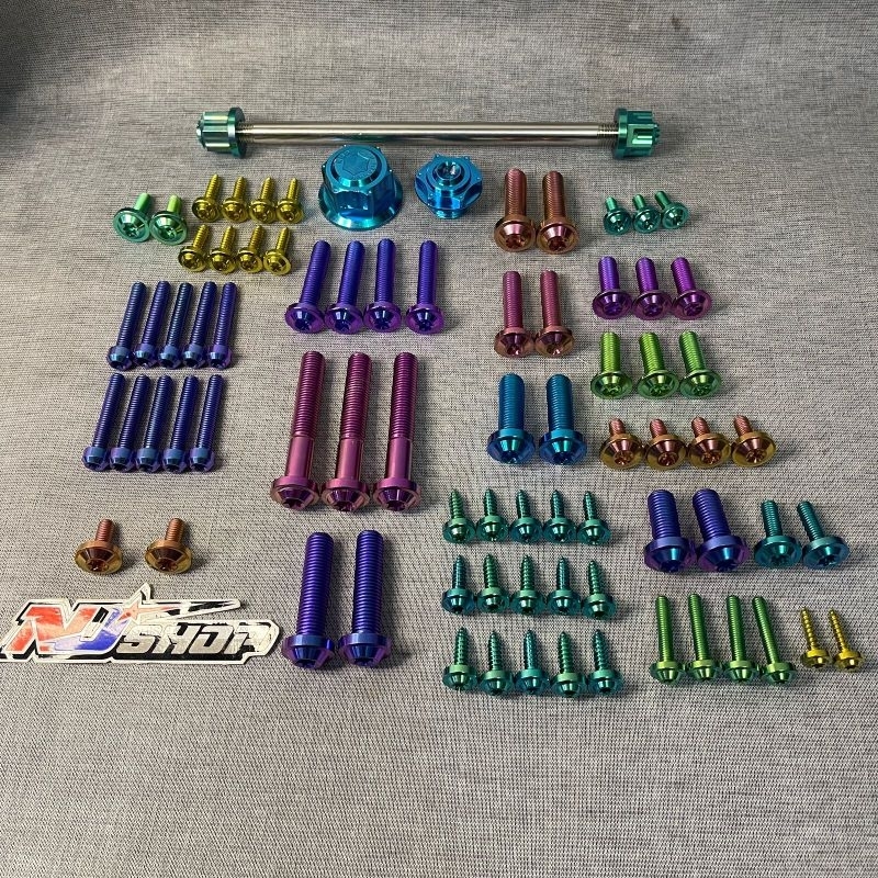 Baut probolt titanium yamaha nmax aerox old new probolt titanium original paket anti ribet baut tita