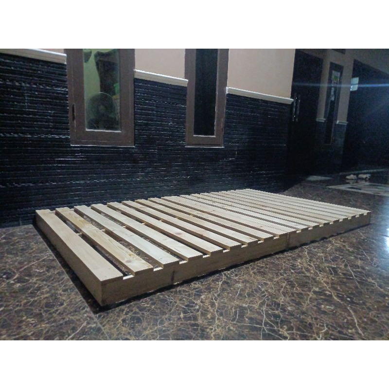 (Tinggi 7cm) Alas tempat tidur kayu palet / dipan tempat tidur kayu / Dipan Kasur Minimalis
