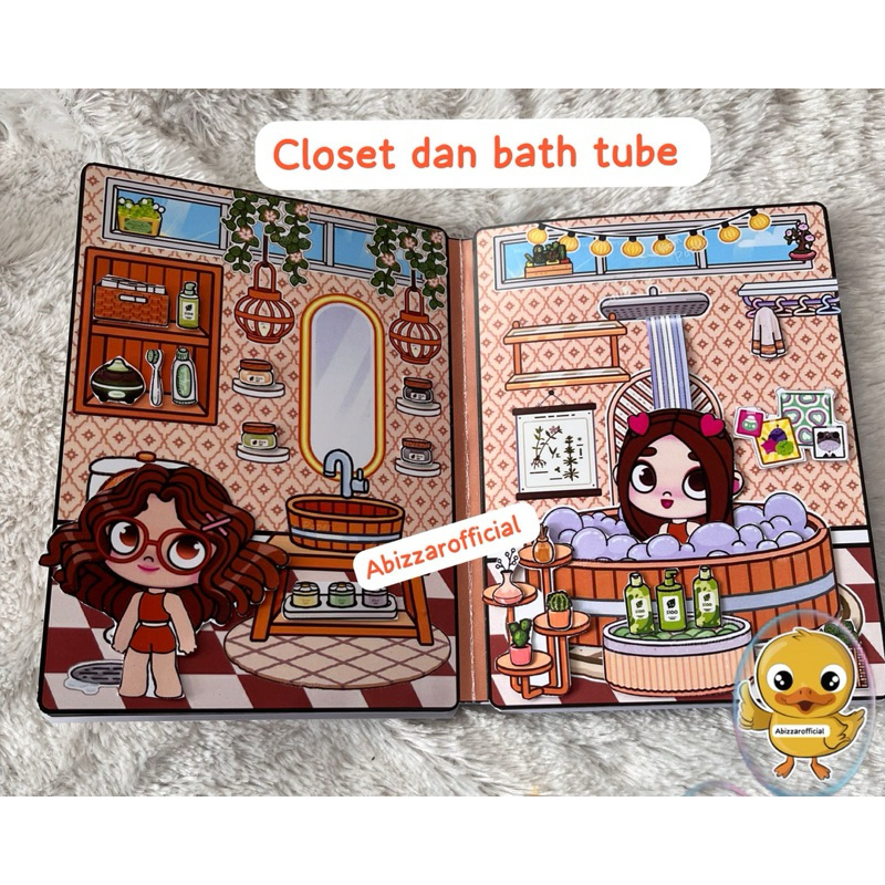 AVATAR WORLD CHOCOLATE QUIET BOOK MY BUSY BONGKAR PASANG SENDIRI