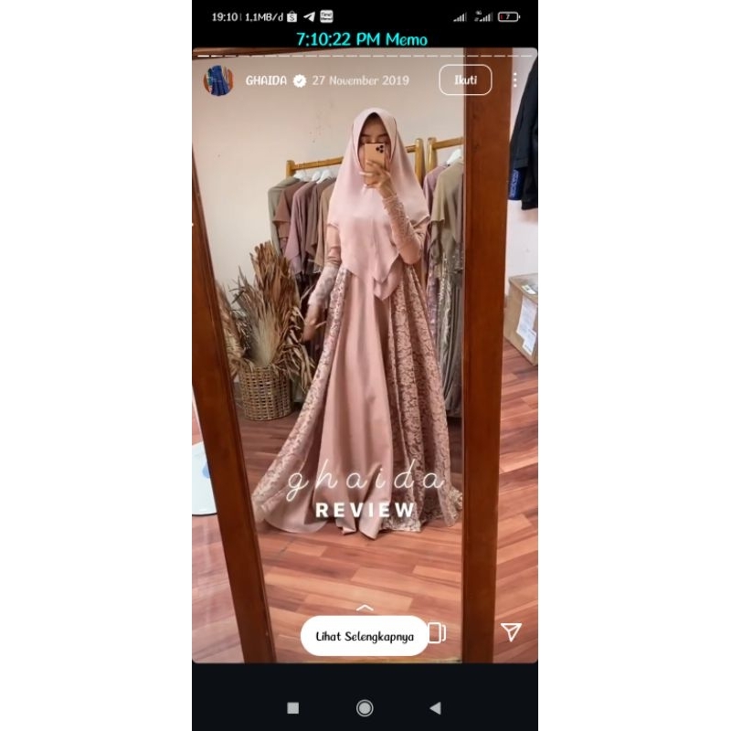 Preloved Ghaida Dress by LYF Official