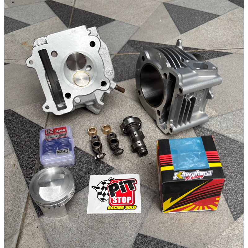 bore up mio 150cc 180cc 200cc piston kawahara head plus piston kit