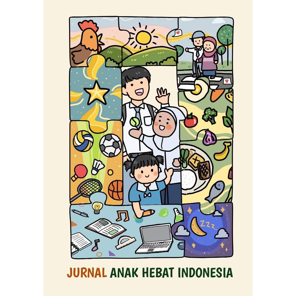 

Jurnal 7 Kebiasaan Anak Hebat Indonesia | Cetak Fullcolor HVS 80 gram