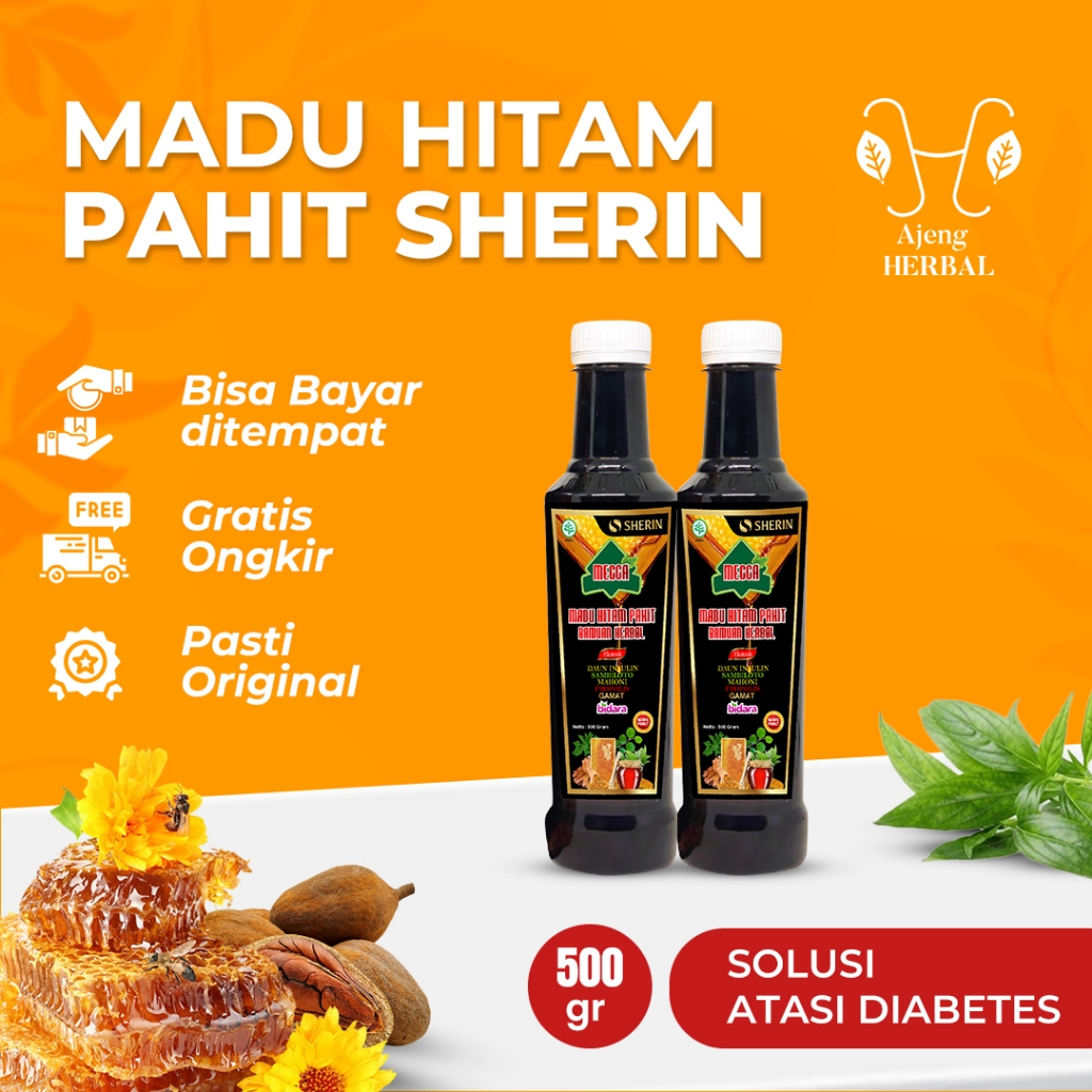 

PROMO 2Pcs Madu Hitam Pahit Bidara / Diabetes/Asam Urat 500 gr lebih murah