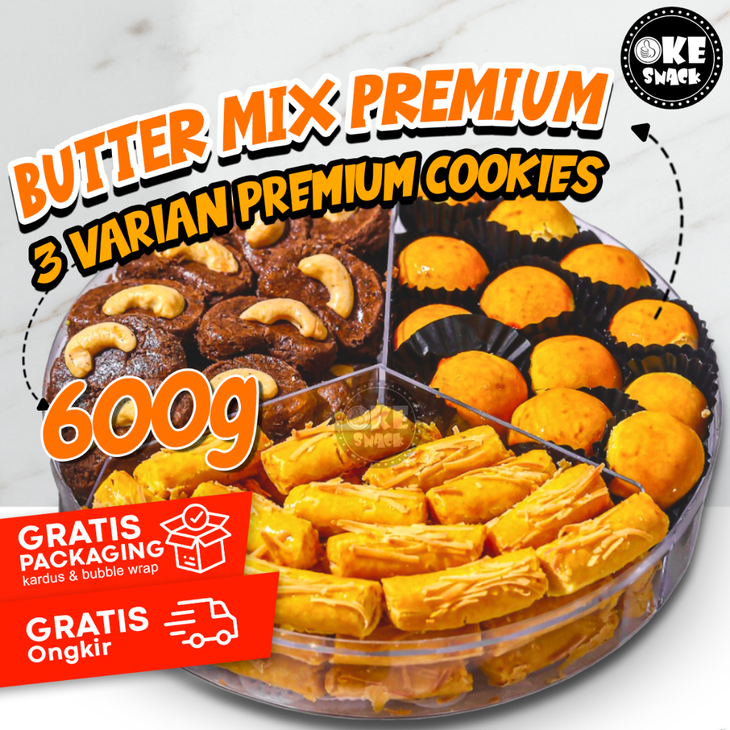 

Oke Snack Butter Mix Cookies Premium