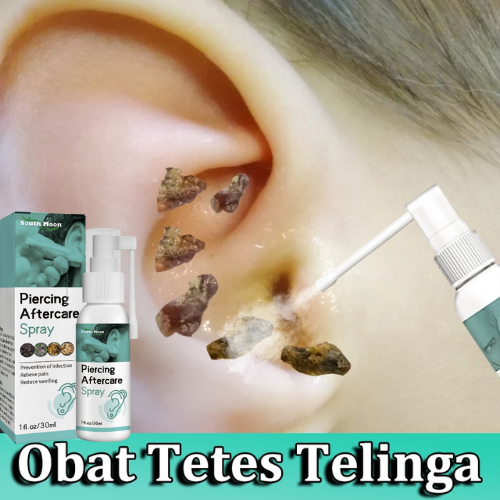 [COD&Ready]✨Obat tetes telinga penyedot kotoran telinga tetes telinga 30ml pelembut obat penyumbat t