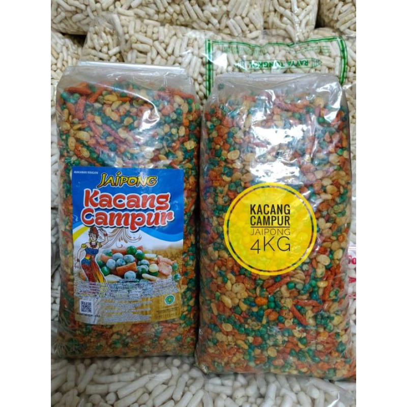 

QH KACANG JAIPONG MIX 4KG (1BALL) - KACANG CAMPUR - KACANG WARNA WARNI