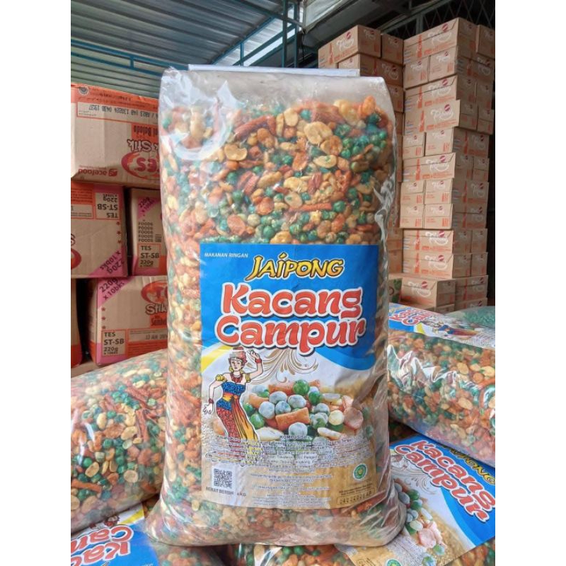 

KACANG JAIPONG MIX 4KG (1BALL) - KACANG CAMPUR - KACANG WARNA WARNI