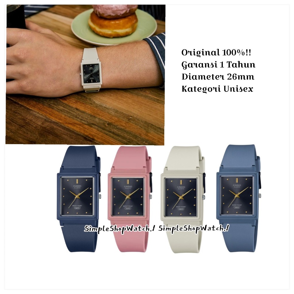 Original 100% Jam Tangan Unisex CASIO MQ38 MQ38UC Garansi Resmi 1 Tahun MQ-38UC-2A1DF MQ-38UC-2A2DF 