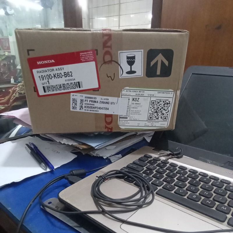 19100K60B62 Radiator Assy VARIO 125 eSP K2V AHM HONDA GENUINE PART Asli dijamin ori