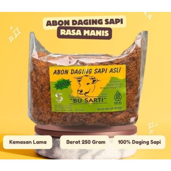 

RJIL - Abon Sapi bu Sarti Manis 250gr