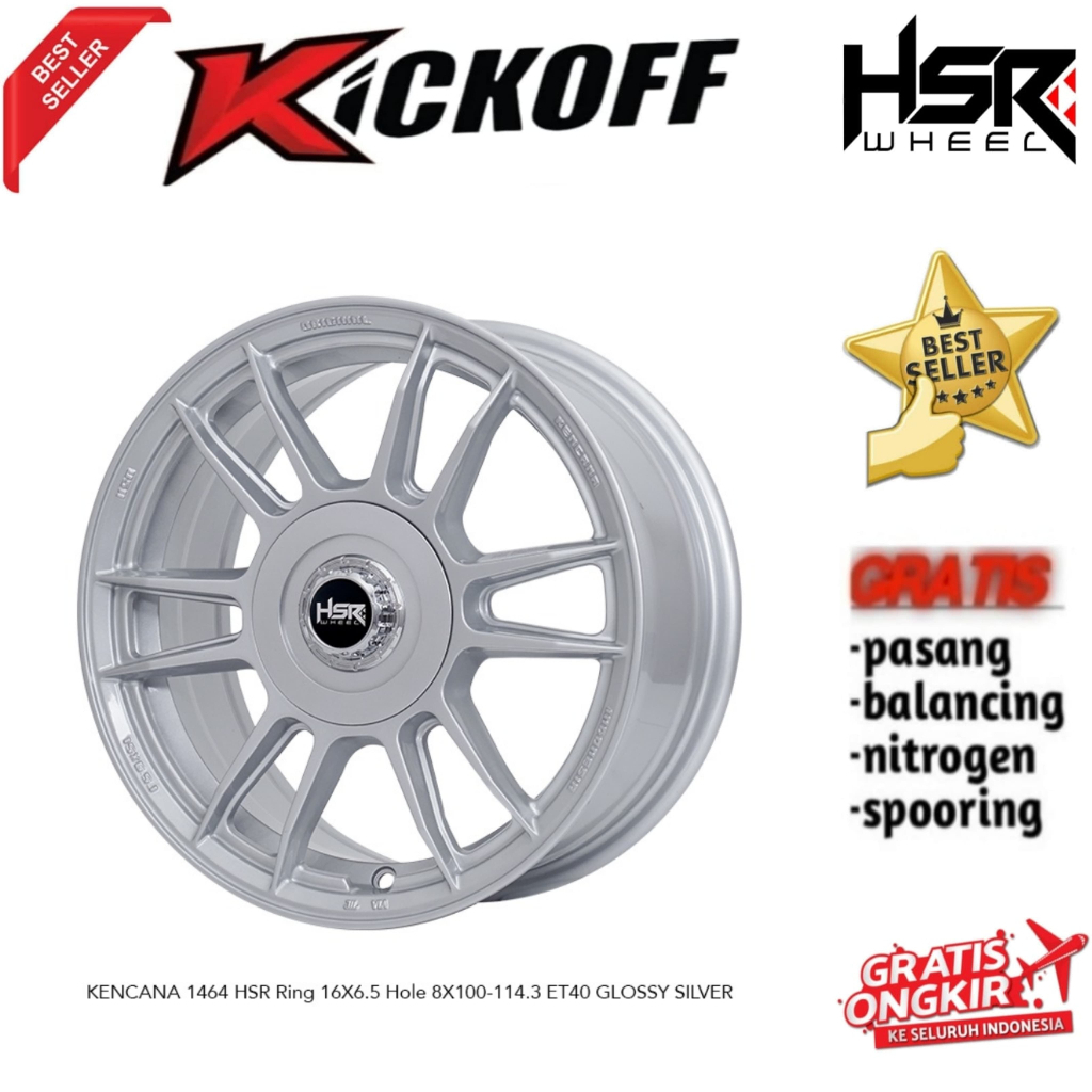 VELG MOBIL HSR UNTUK BRIO AVANZA MOBILIO LIVINA FREED VIOS HONDA CITY HSR KENCANA RING 16