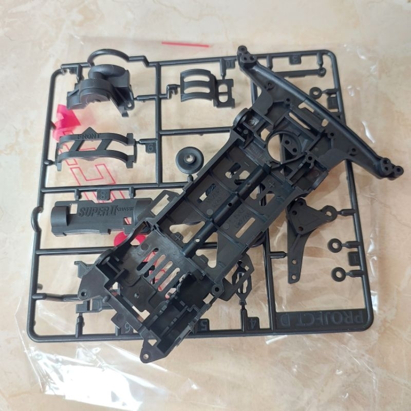 Chassis tamiya super 2 project d CHASSIS TAMIYA SUPER 2 SET GEARBOX PROJECT D ORIGINAL