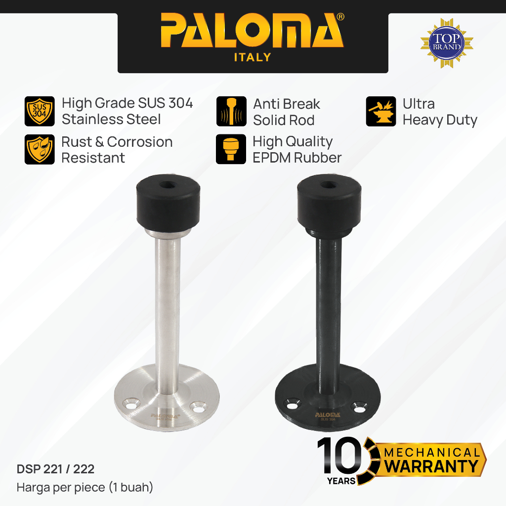 PALOMA Door Stopper Penahan Pintu Dinding Tembok Door Stop Stoper Wall Pengganjal Ganjalan Pintu Rum