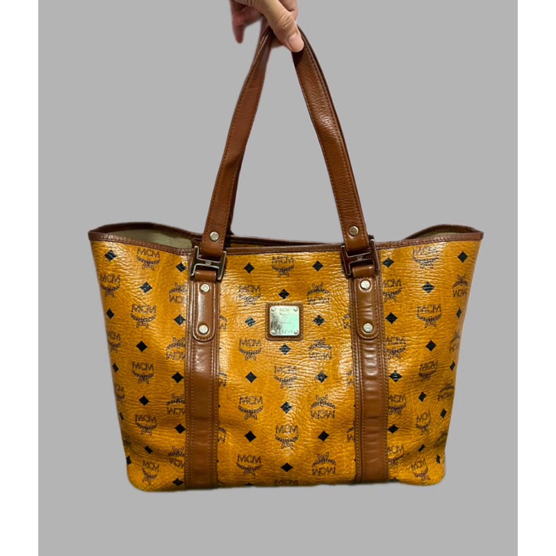 (for K Yusri) MCM Cognag Tote Bag (shoulder bag)-Ori