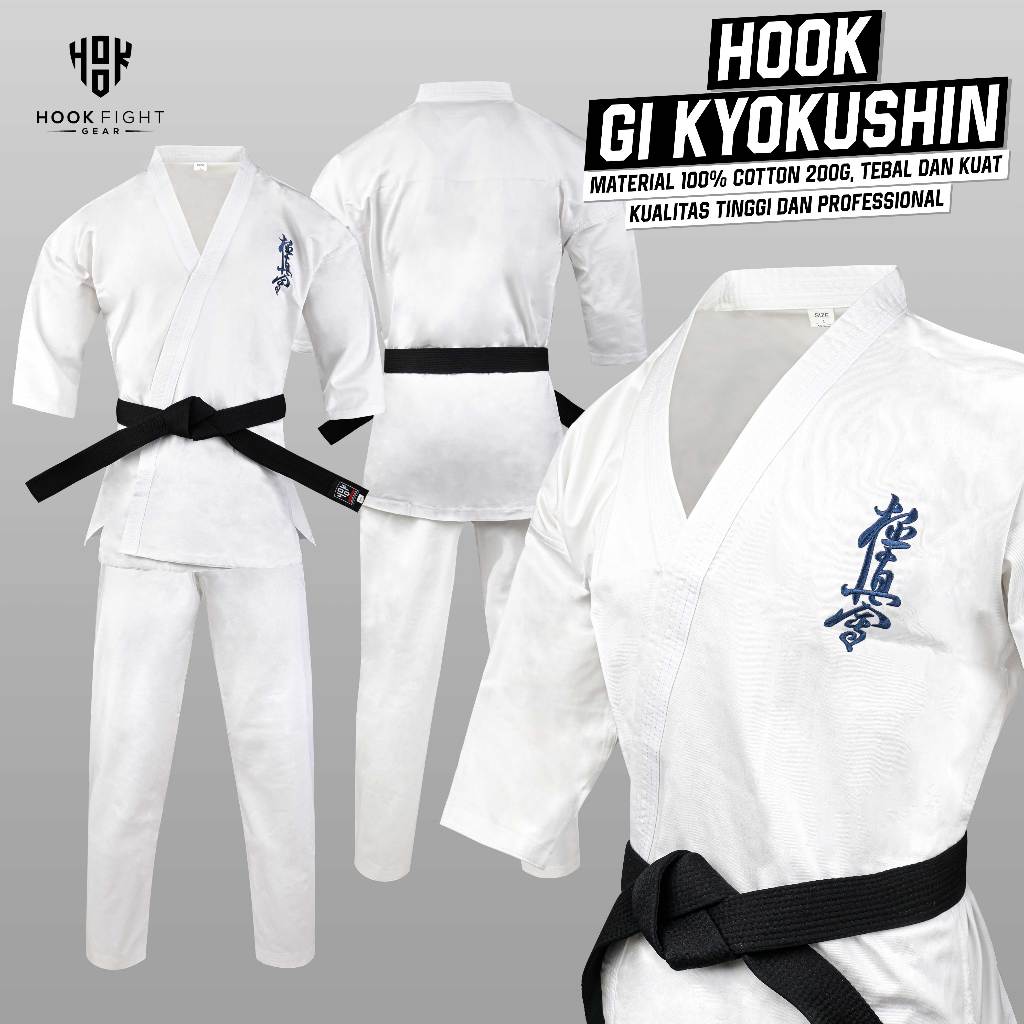 Gi Kyokushin Hook Basic Gi kyokushin Baju Karate Kyokushin Gi Kyokushin Tebal