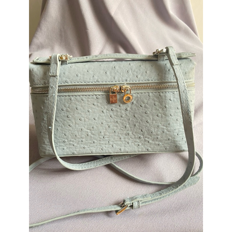 NEW LORPI OSTRICH BABY BLUE NO BOX