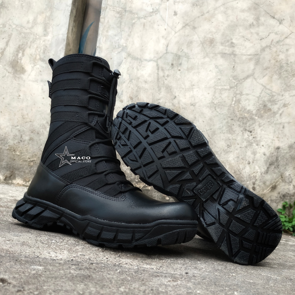 Caanggo - sepatu pdl ninja safety boots terbaru tinggi 10 inc terlaris original caanggo military