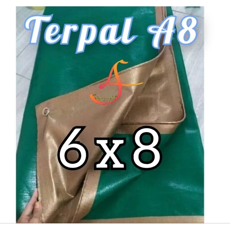 terpal plastik 6x8 A8 terpal korea waterproof lembaran terpal UV