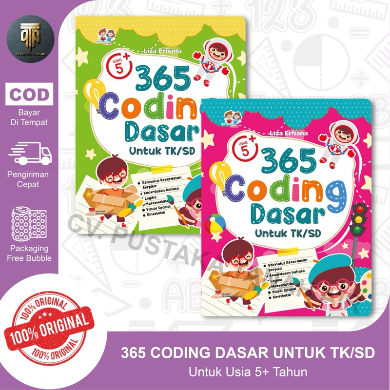 Buku Anak 365 Coding Dasar TK-SD