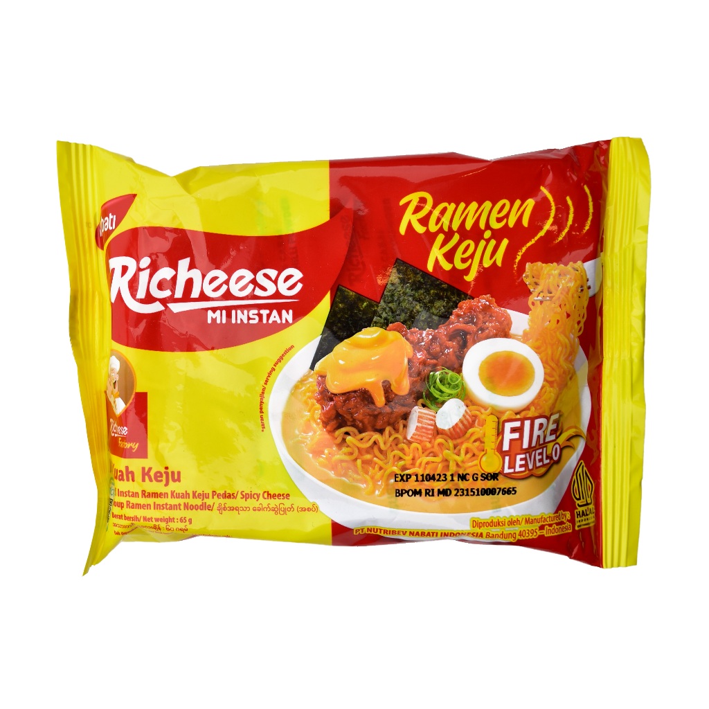 

PROMO 1.1 MIE RAMEN RICHEESE LEVEL 3 DAN LEVEL 0 II PUSAT SNACK COKLAT DAN FROZEN FOOD II JABODETABEK