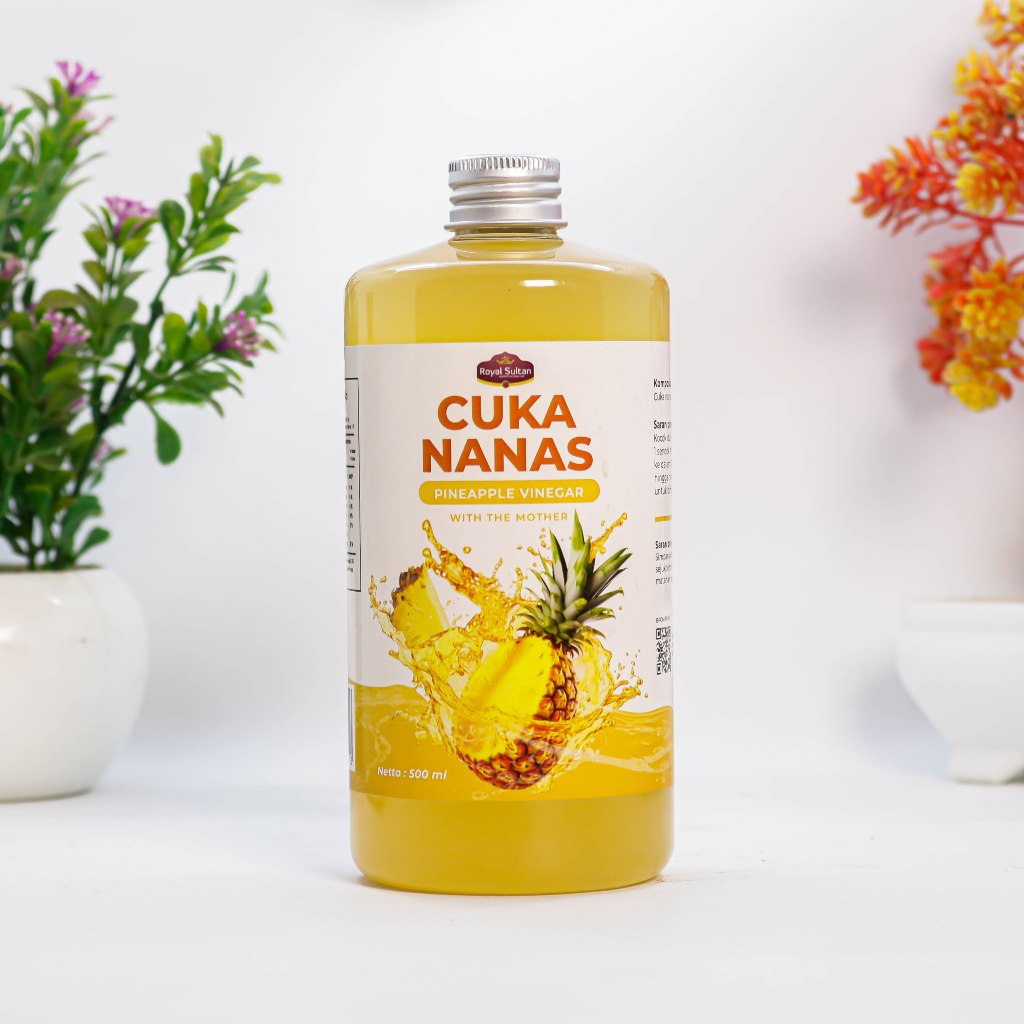 

Cuka Nanas Royal Sultan 500ml Pineapple Cider Vinegar With Mother