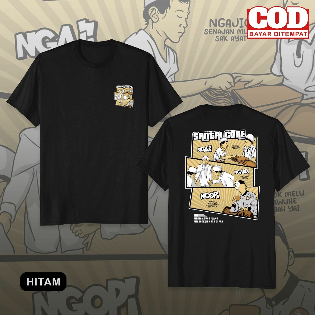 baju kaos santri core kaos santri indonesia baju kaos santri kaos distro motif santri core