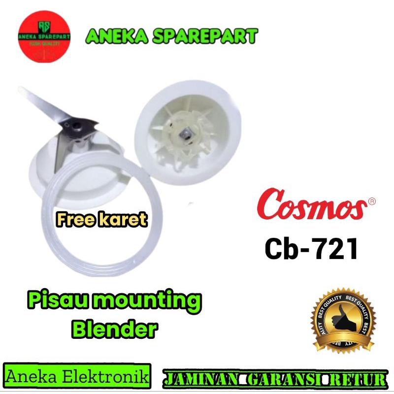mounting pisau blender cosmos cb-721original,4 mata pisau