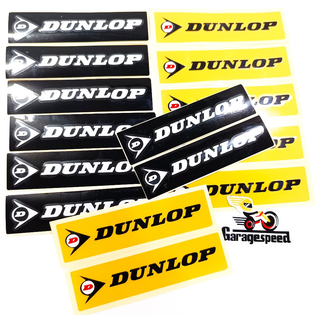 STICKER STIKER LOGO DUNLOP STIKER PRINT GLOSSY