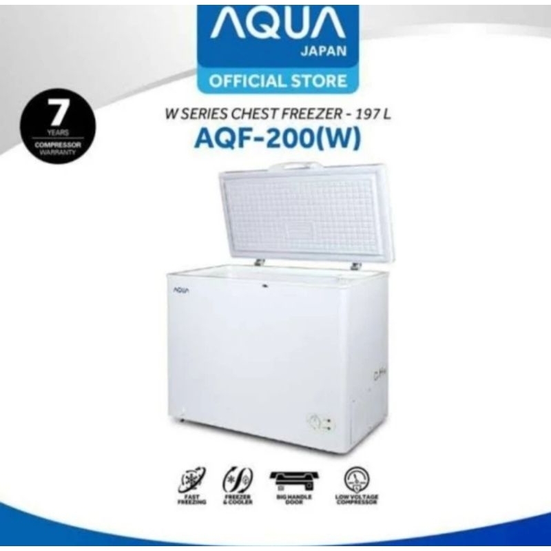 BOX FREEZER AQUA 200LITER AQF-200LITER/CHEST FREEZER AQUA