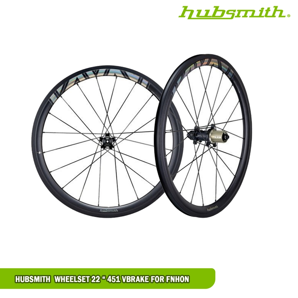 DELTACYCLS - HUBSMITH WHEELSET 22" 451 VBRAKE FOR FNHON
