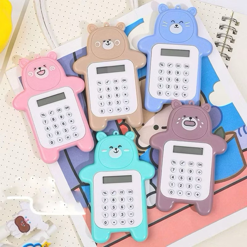 

GB Calculator Mini Portable Motif Bear Kalkulator Portable Mini Beruang Kalkulator Unik Kalkulator 8 Digit Mini Portable Kalkulator Beruang Tombol Karet Kalkulator Sekolah /Stationary Warna Warni