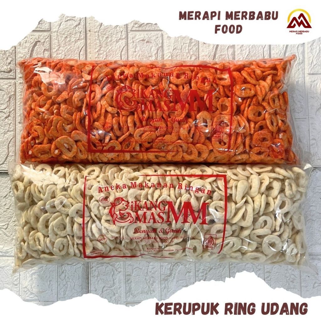 

Merapi Merbabu Food Kerupuk Ring Udang 1 KG Jumbo