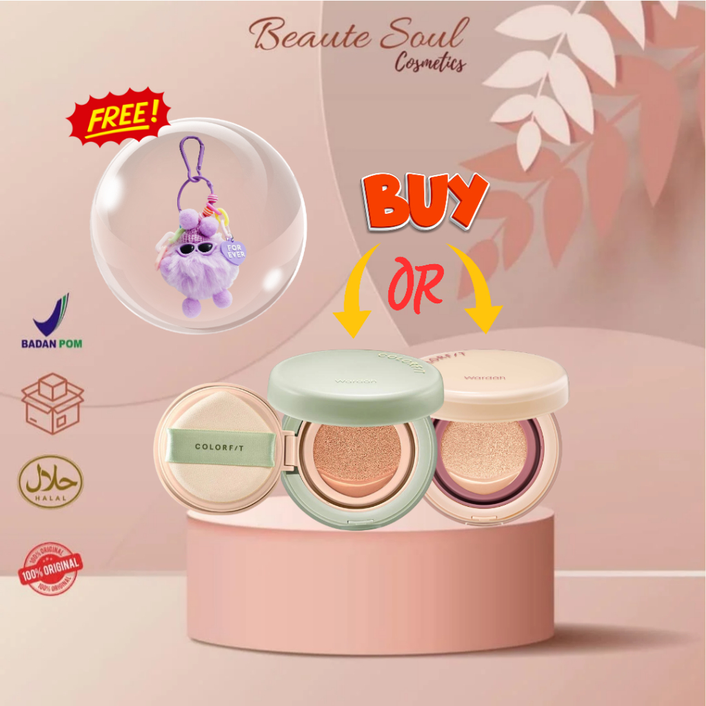 SPECIAL GIFT ~ Wardah ColorFit 5D Cushion Blur Cloud Free Gantungan Kunci ~Beaute Soul~