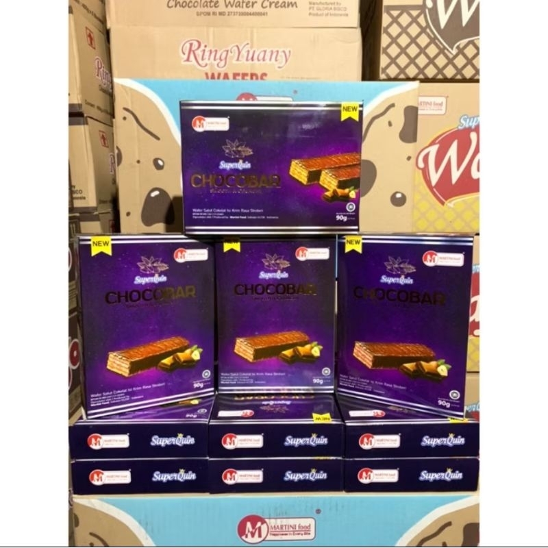 

CHOCOBAR Superquin box 90gram 1 dus isi 24 pcs
