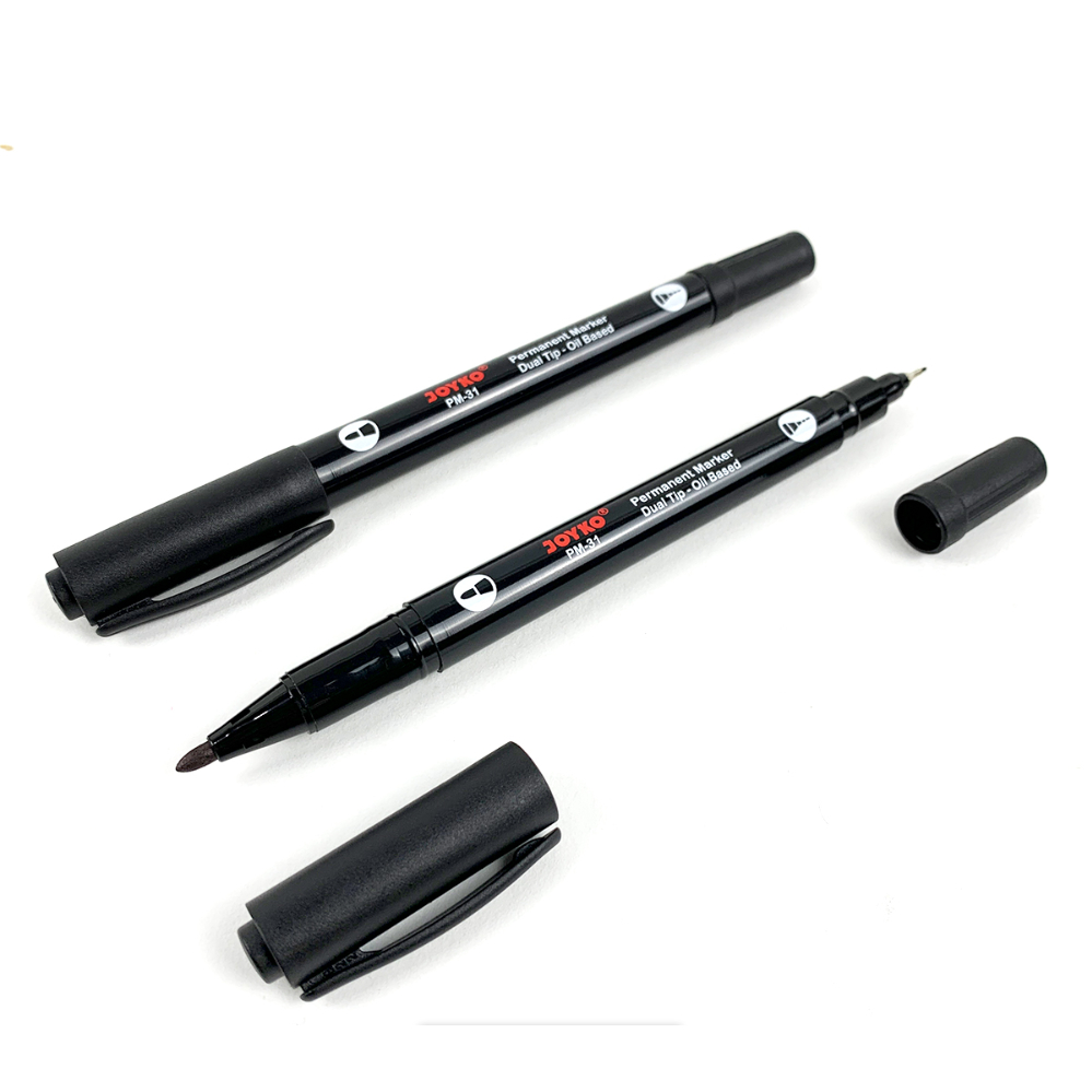 

Joyko Permanent Marker Spidol Dual Tip Permanen PM31-33