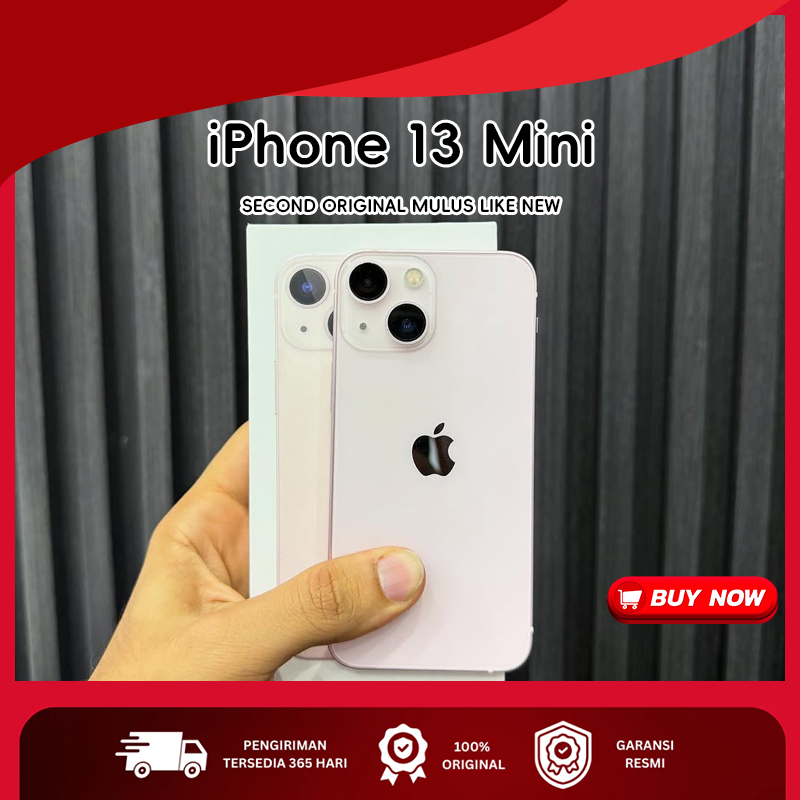 Apple iPhone 13 mini Sceond iPhone iP 13 mini Bekas Original 100% iPhone Second 13 mini 256GB 128GB