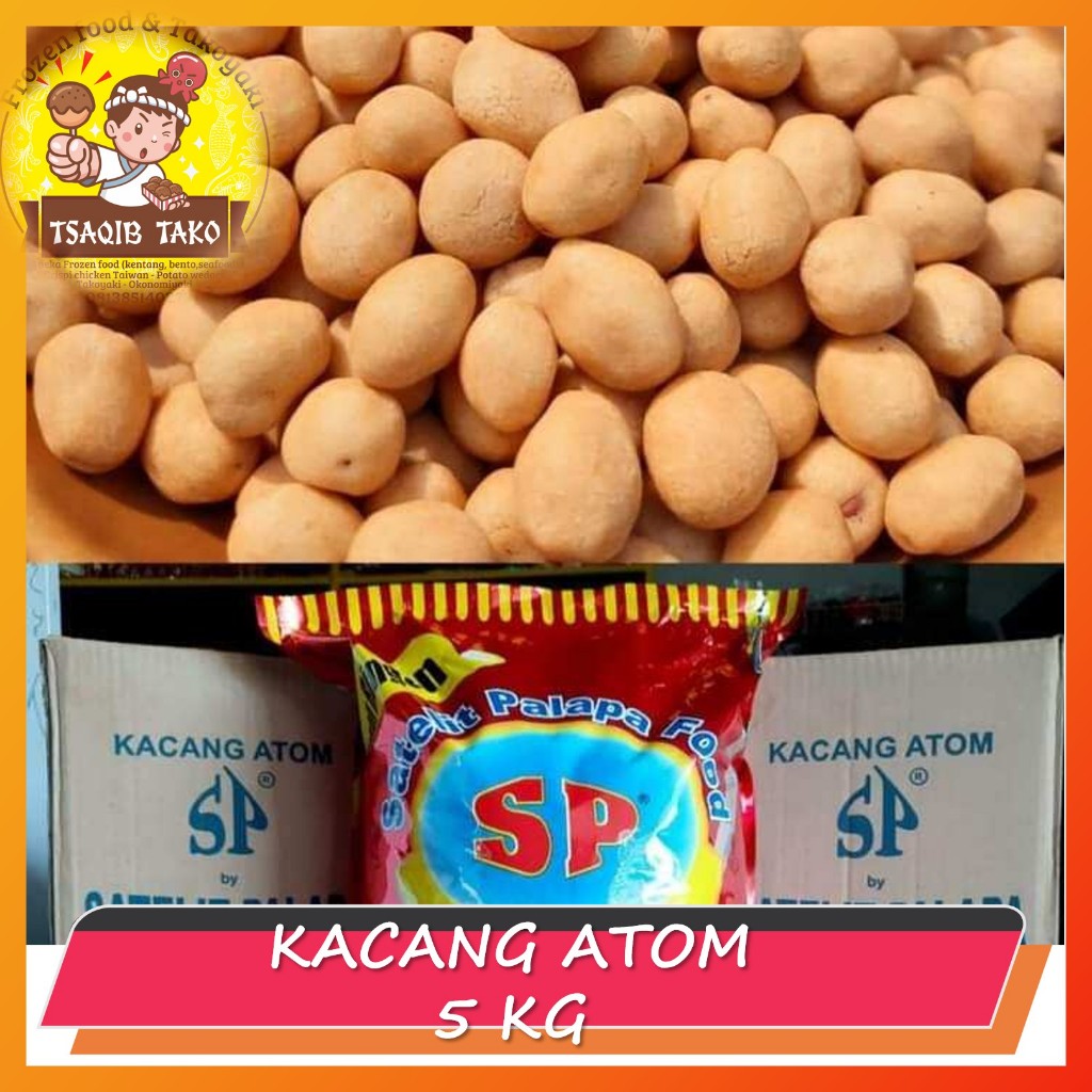 

1 DUS kacang telur / KACANG ATOM medan 5kg satelit palapa SP 1 DUS