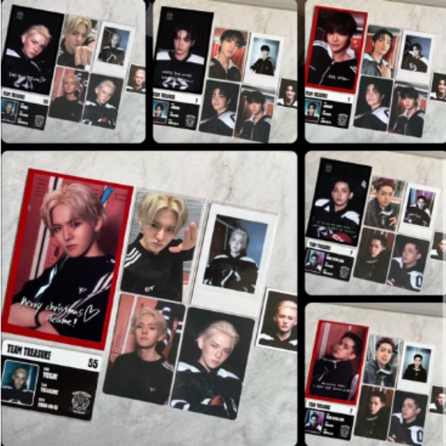 Treasure Photocard Official Season Greeting 2025 SG25 - Set (Hyunsuk, Jihoon, Yoshi, Doyoung) & POB 