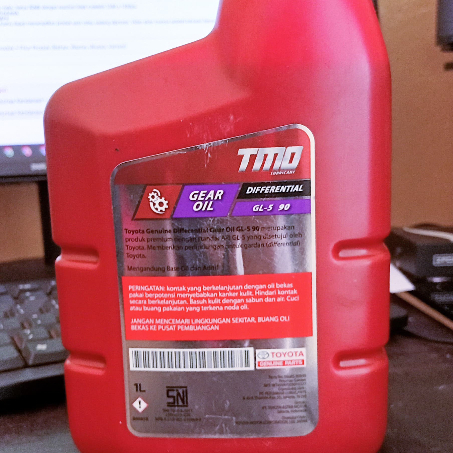 Oli Gardan Toyota TMO 1liter ORIGINAL