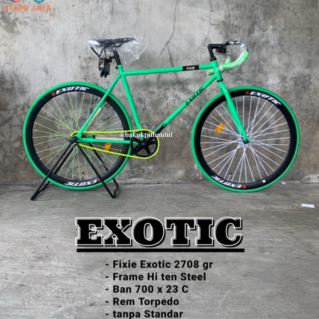 Sepeda Fixie Exotic 2708 Gr 700 c | Sepeda Balap exotic by Pacific