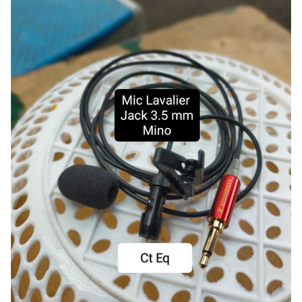 Mic lavalier Jack Mono 3,5 mm Mic Mic kecil jack 3.5mm Mono Berlogo