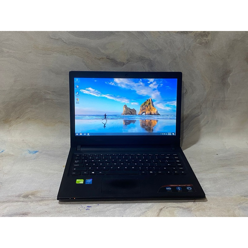 laptop Lenovo ideapad 100 Core i3 gen 5 Nvidia geforce 920m Ram 6gb Hdd 500gb 14 inci Murah aja