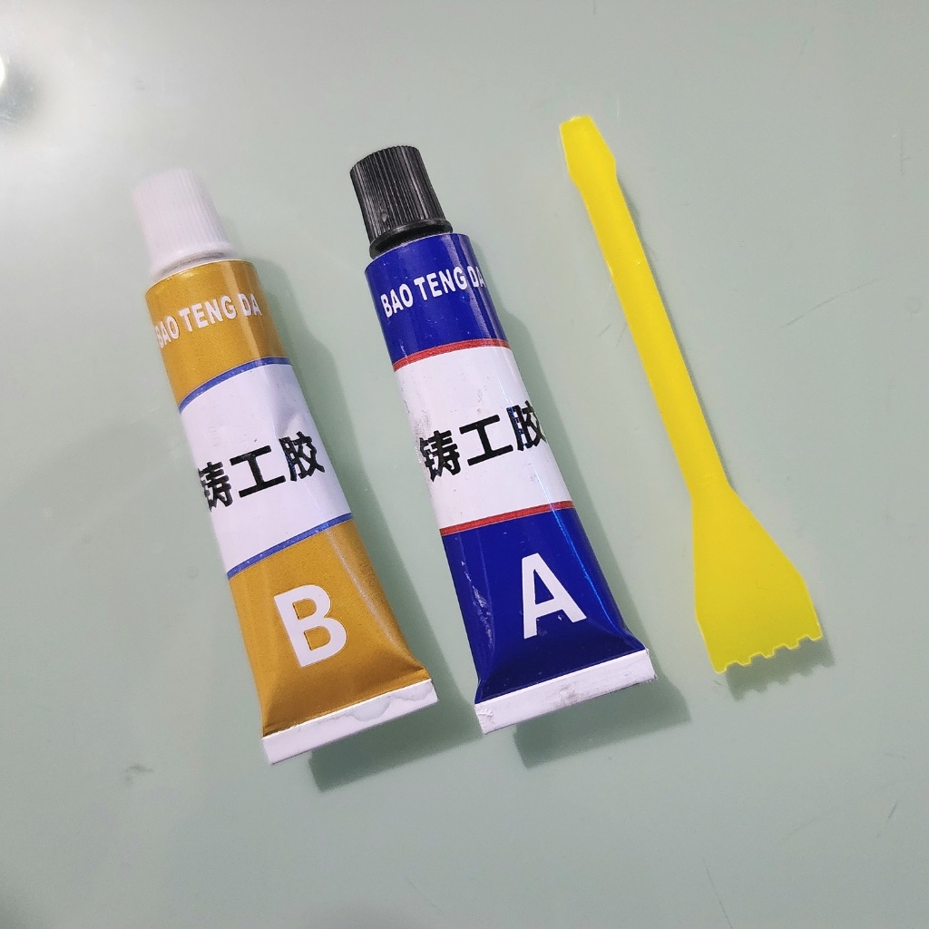 lem besi epoxy plastic steel lem epoxy AB Lem Campur Penambal Besi