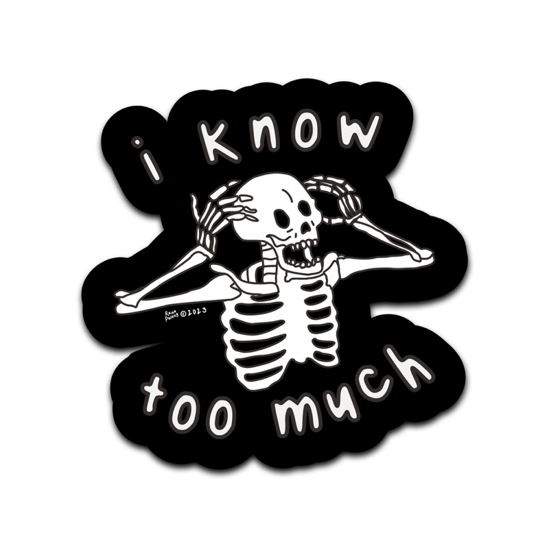 

Stiker Too Much | Raina Pulang