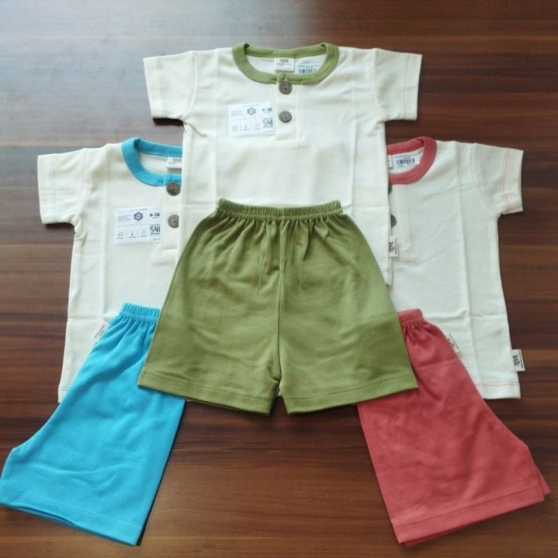 [✔️] NOVA | NOVA EZY SHIRT SETELAN PENDEK | SETELAN BAJU LENGAN PENDEK | BAJU ANAK MURAH