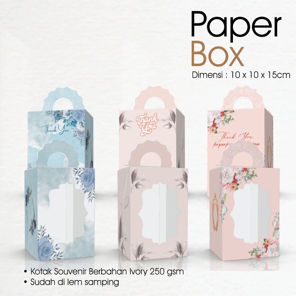 

Promo Paperbox Souvenir & Box Souvenir Uk. 10 x 10 x 15 cm
